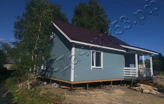 4 Каркасный дом Д-31, 10x8м, 85.3 М², Республика Карелия, Пяткарантский район, посёлок Салми (6)